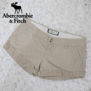 アバクロンビーアンドフィッチ(Abercrombie&Fitch)のアバクロンビーアンドフィッチ ショート パンツ 綿100 アバクロ ベージュ(ショートパンツ)