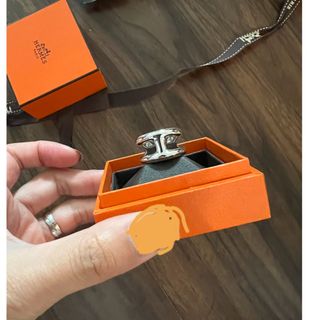 エルメス(Hermes)の新品　未使用  エルメス　H シルバー指輪　50(リング(指輪))