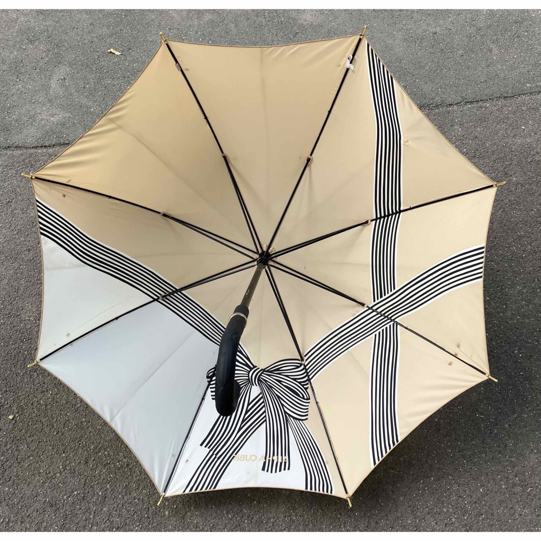 平成レトロ品　ヴィンテージ アルファキュービック　大きなリボンの傘　送料無料