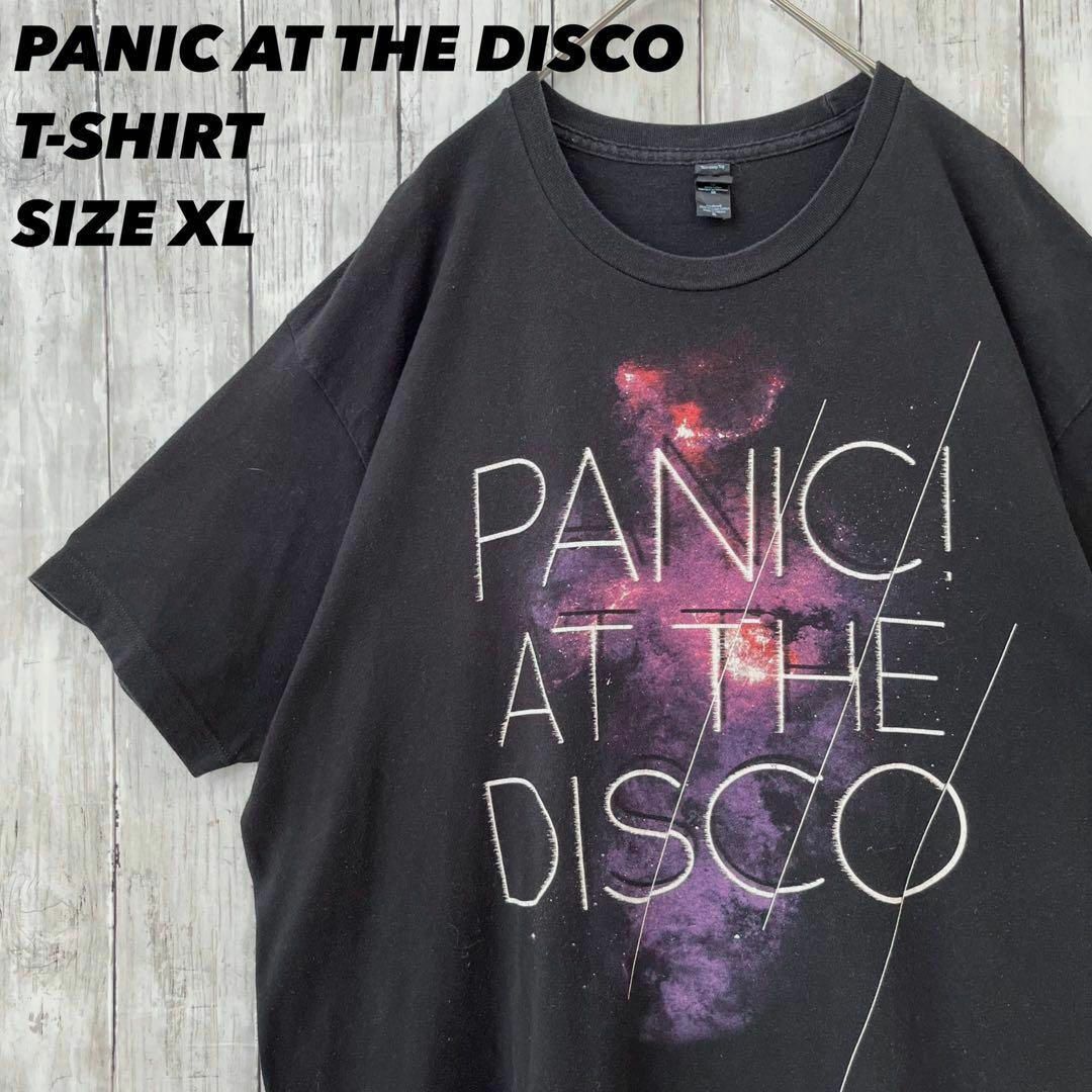 MUSIC TEE(ミュージックティー)のミュージックバンドTシャツ古着PANIC AT THE DISCO サイズXL メンズのトップス(Tシャツ/カットソー(半袖/袖なし))の商品写真