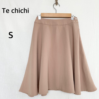 テチチ(Techichi)のTe chichi テチチ　ベージュ　スカート　Sサイズ(ひざ丈スカート)