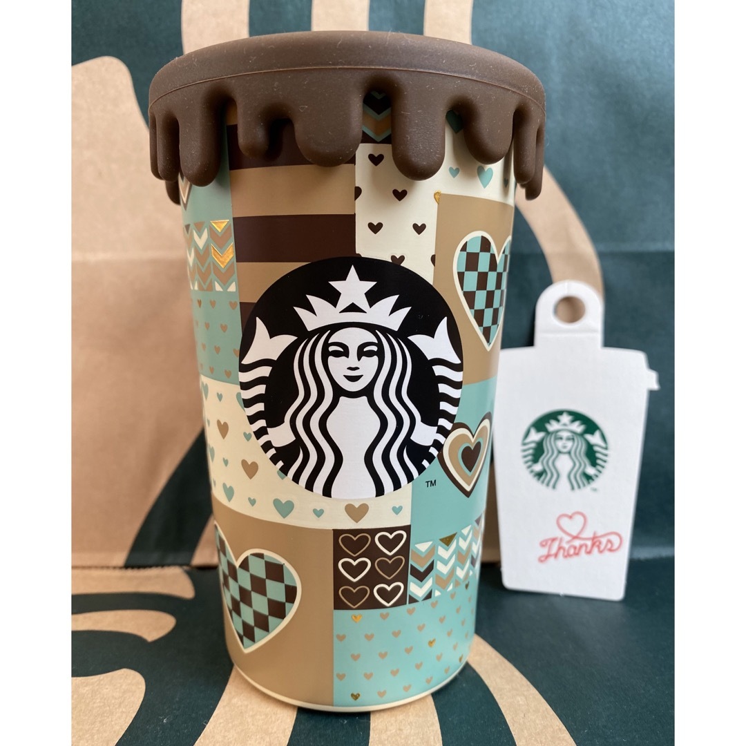 Starbucks スタバ 2023 バレンタイン ステンレスタンブラー ミント