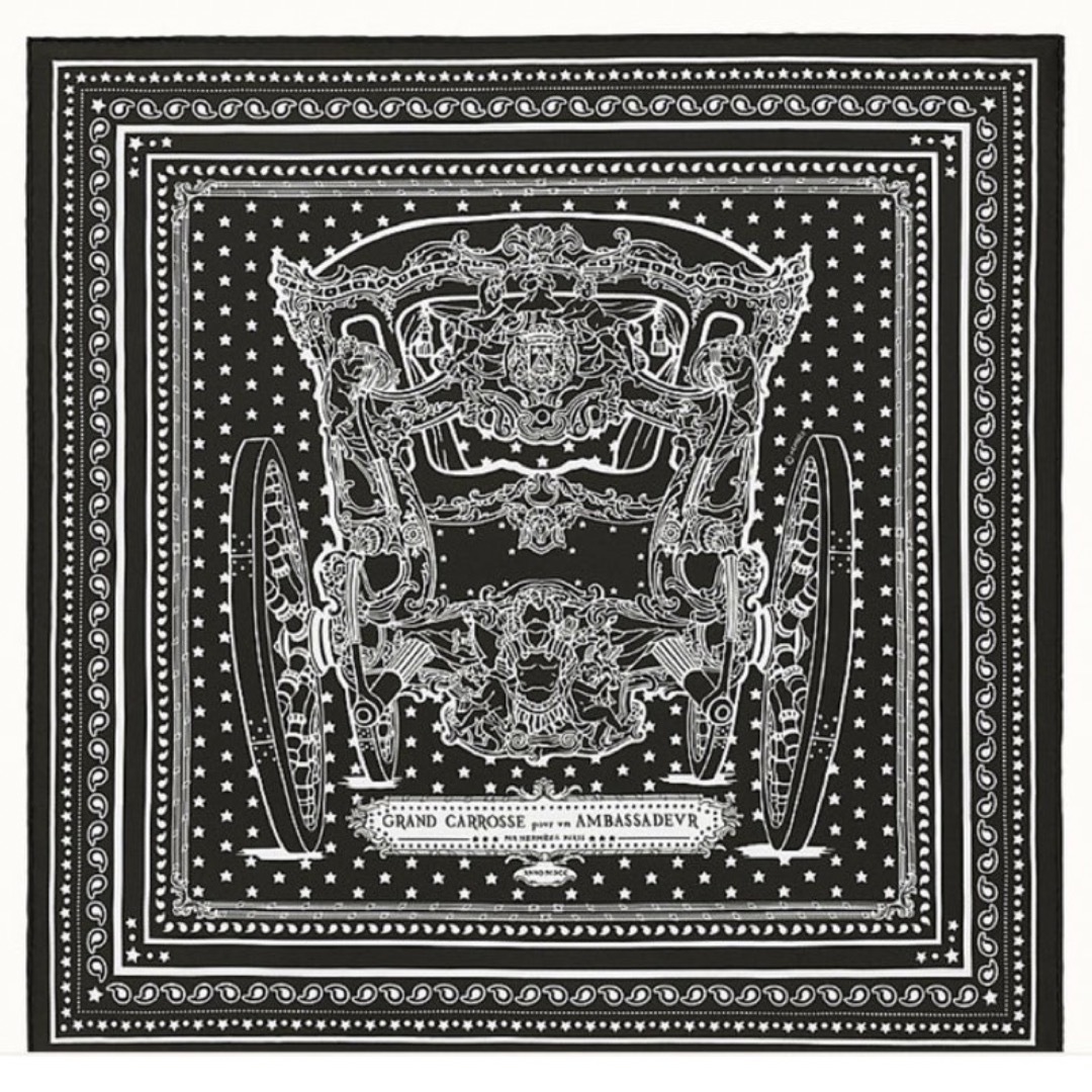 HERMES - エルメス スカーフ バンダナ カレ55 グランキャロスの HERMES - エルメス スカーフ バンダナ カレ55 グランキャロスの
