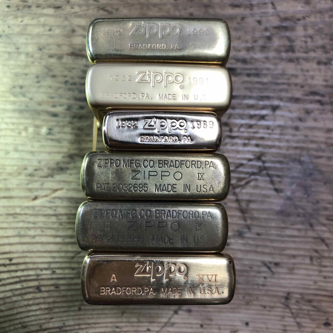 ZIPPO - ZIPPO SOLID BRASS COMMEMORATIVE 他 全6コの通販 by ざぶの ...