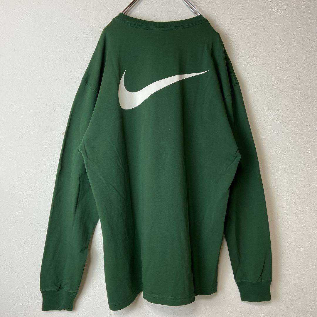 Nike stussy ロンT 緑 M