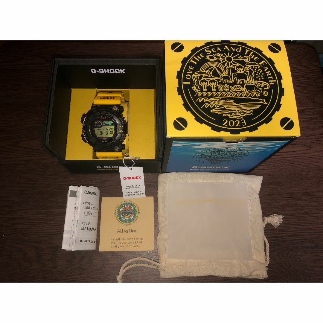 正規品 タグ付きFROGMAN GW-8200K-9JR CASIO