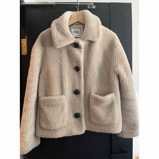 ざら ZARA  大人可愛いフワフワボア テディベアコート XL