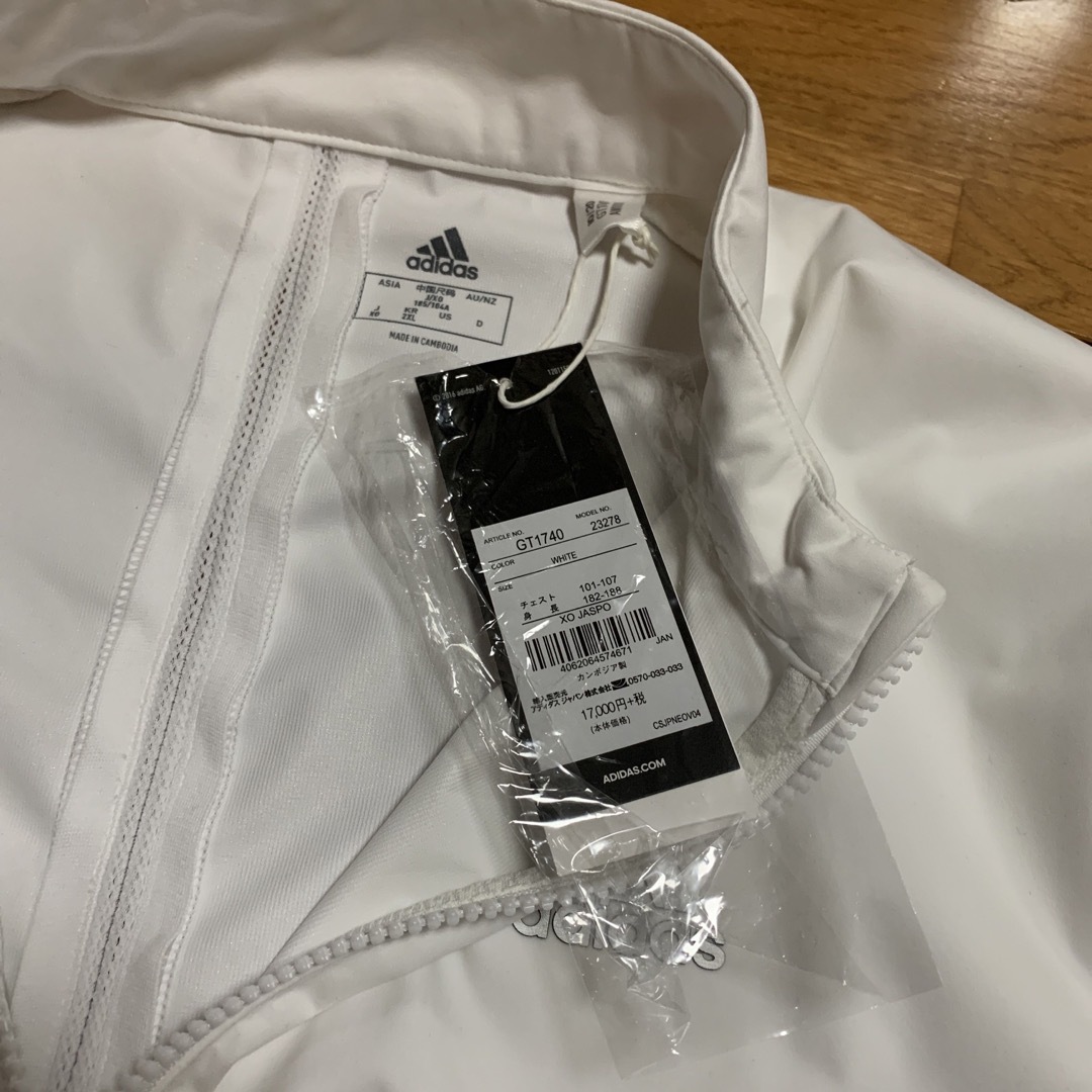 adidas(アディダス)のアディダス  ゴルフウェア 長袖ウインドブレーカー タグ付き新品 スポーツ/アウトドアのゴルフ(ウエア)の商品写真