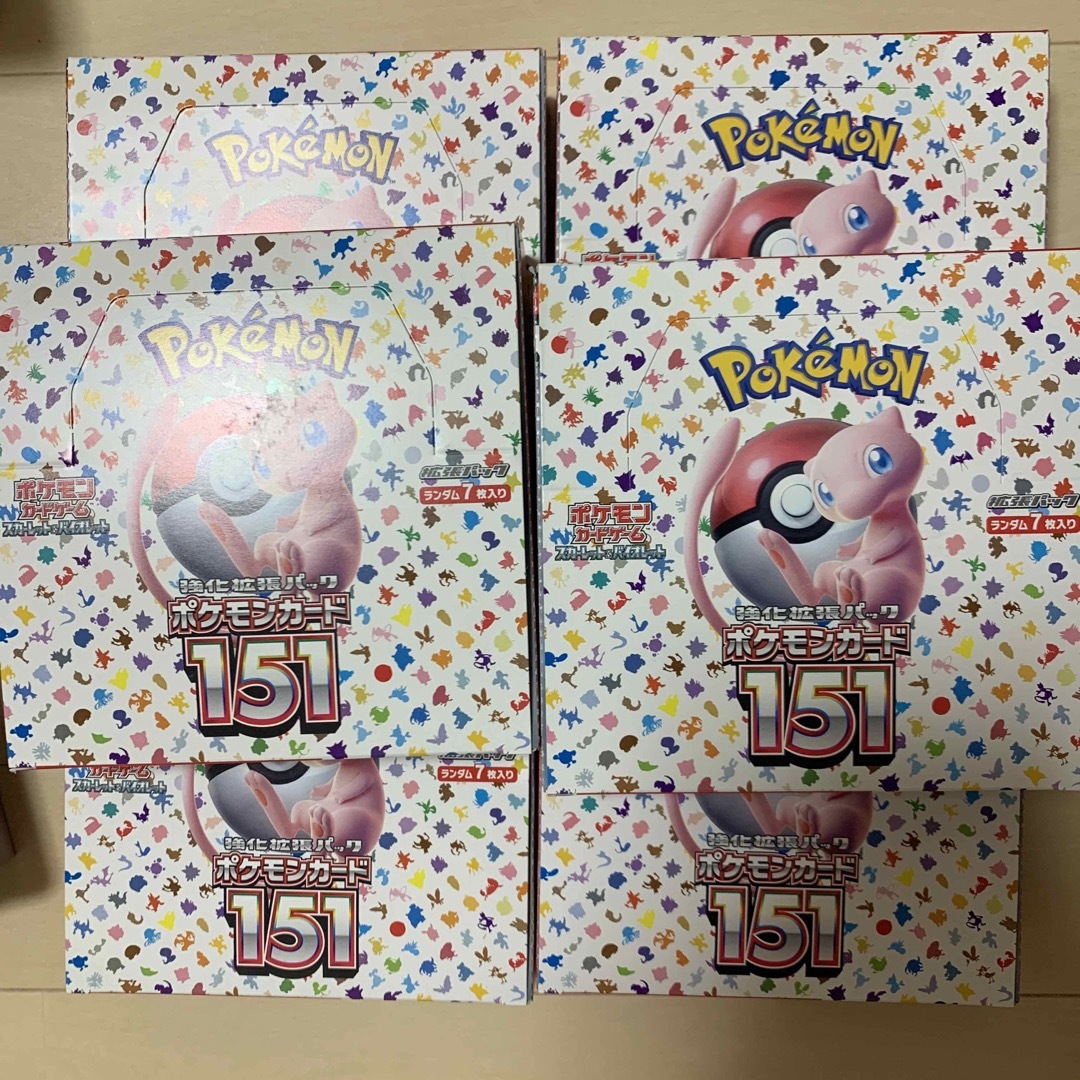 ポケモン - ポケモンカード 151 シュリンク無し 6BOX 新品未開封の通販
