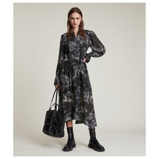 ALLSAINTS ロングワンピース 大人 レディース