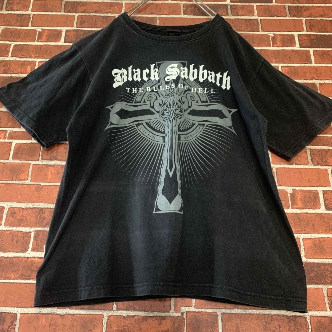 MUSIC TEE(ミュージックティー)の【激レア】GTS  BLACK SABBATH ブラックサバス　バンドTシャツ メンズのトップス(Tシャツ/カットソー(半袖/袖なし))の商品写真