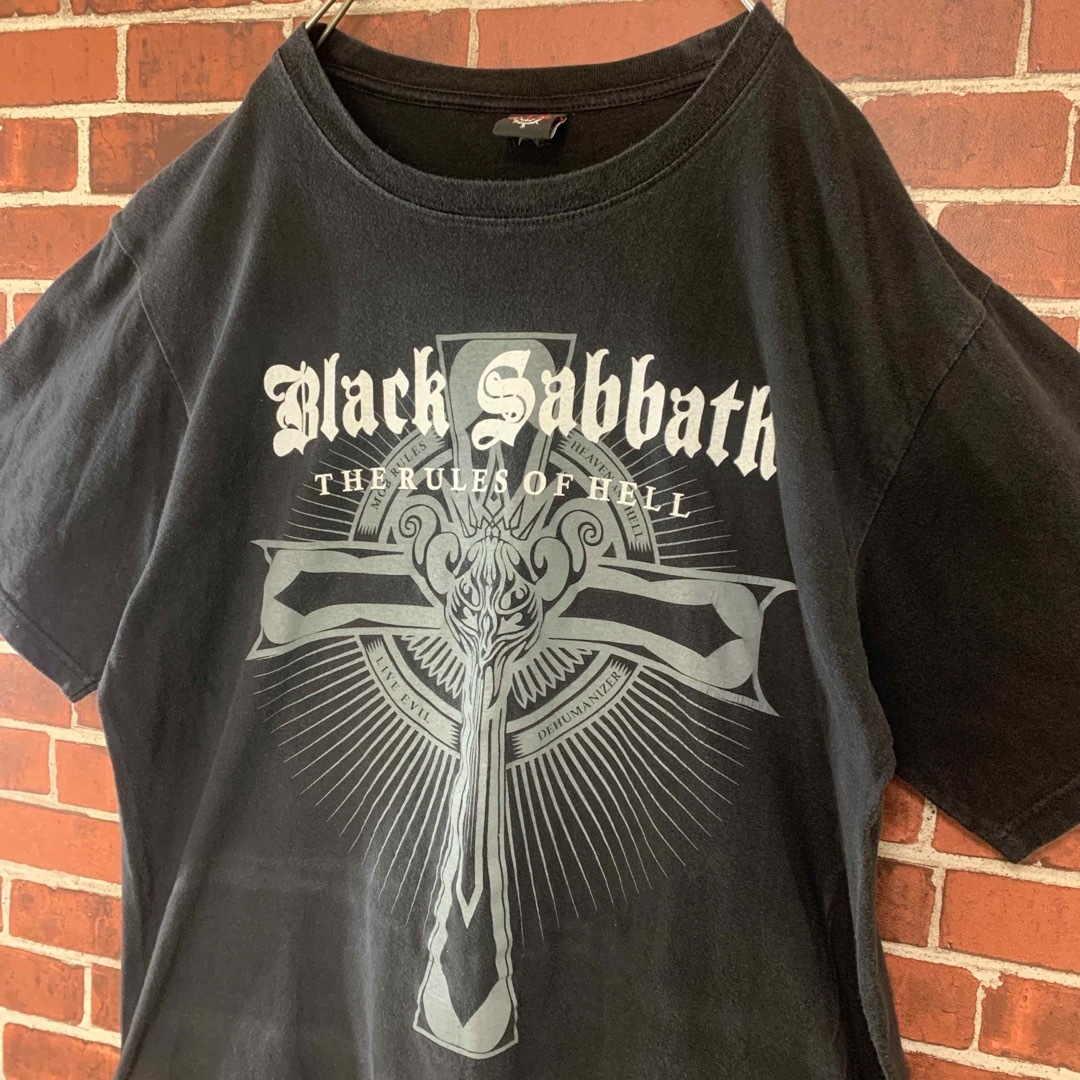 MUSIC TEE(ミュージックティー)の【激レア】GTS  BLACK SABBATH ブラックサバス　バンドTシャツ メンズのトップス(Tシャツ/カットソー(半袖/袖なし))の商品写真