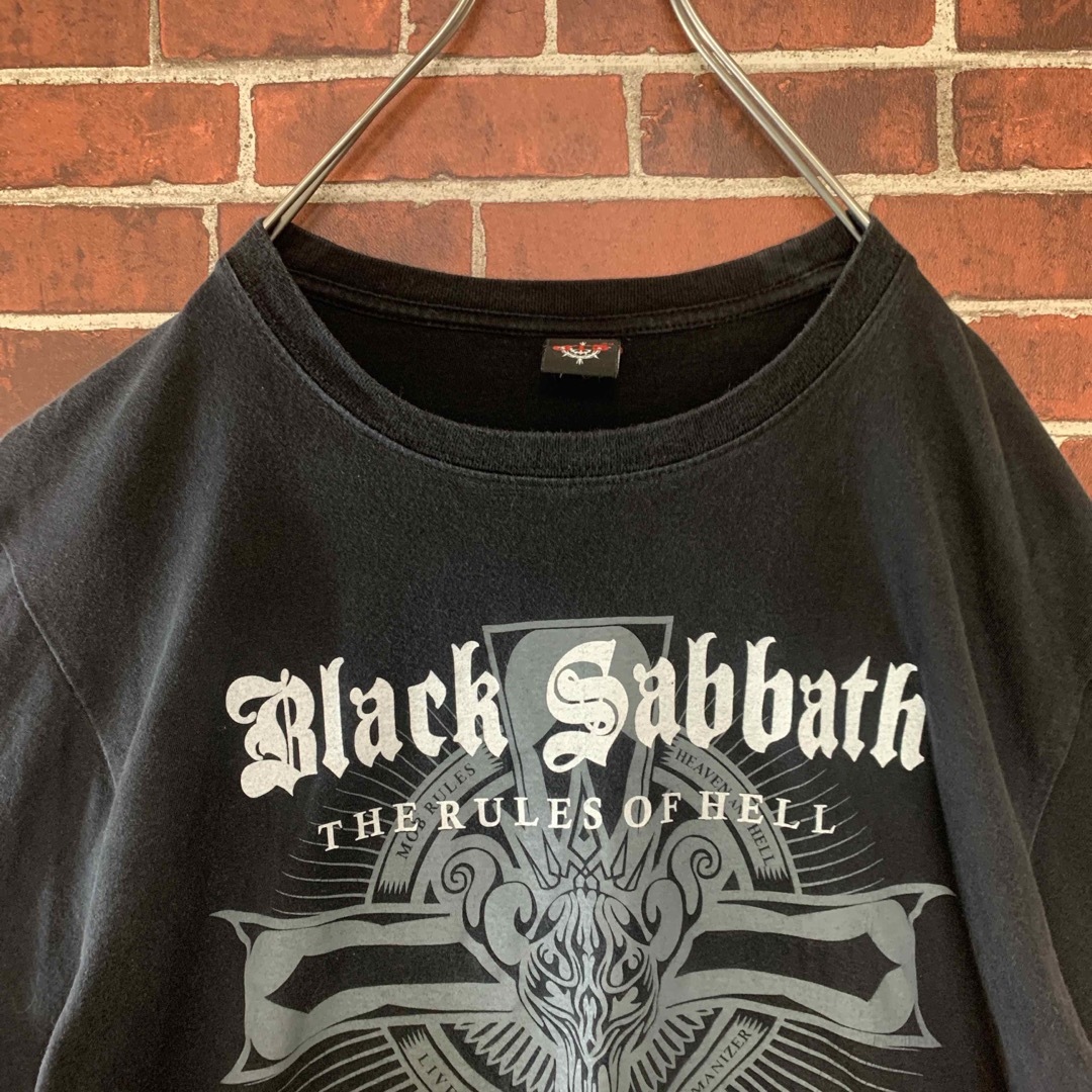 MUSIC TEE(ミュージックティー)の【激レア】GTS  BLACK SABBATH ブラックサバス　バンドTシャツ メンズのトップス(Tシャツ/カットソー(半袖/袖なし))の商品写真
