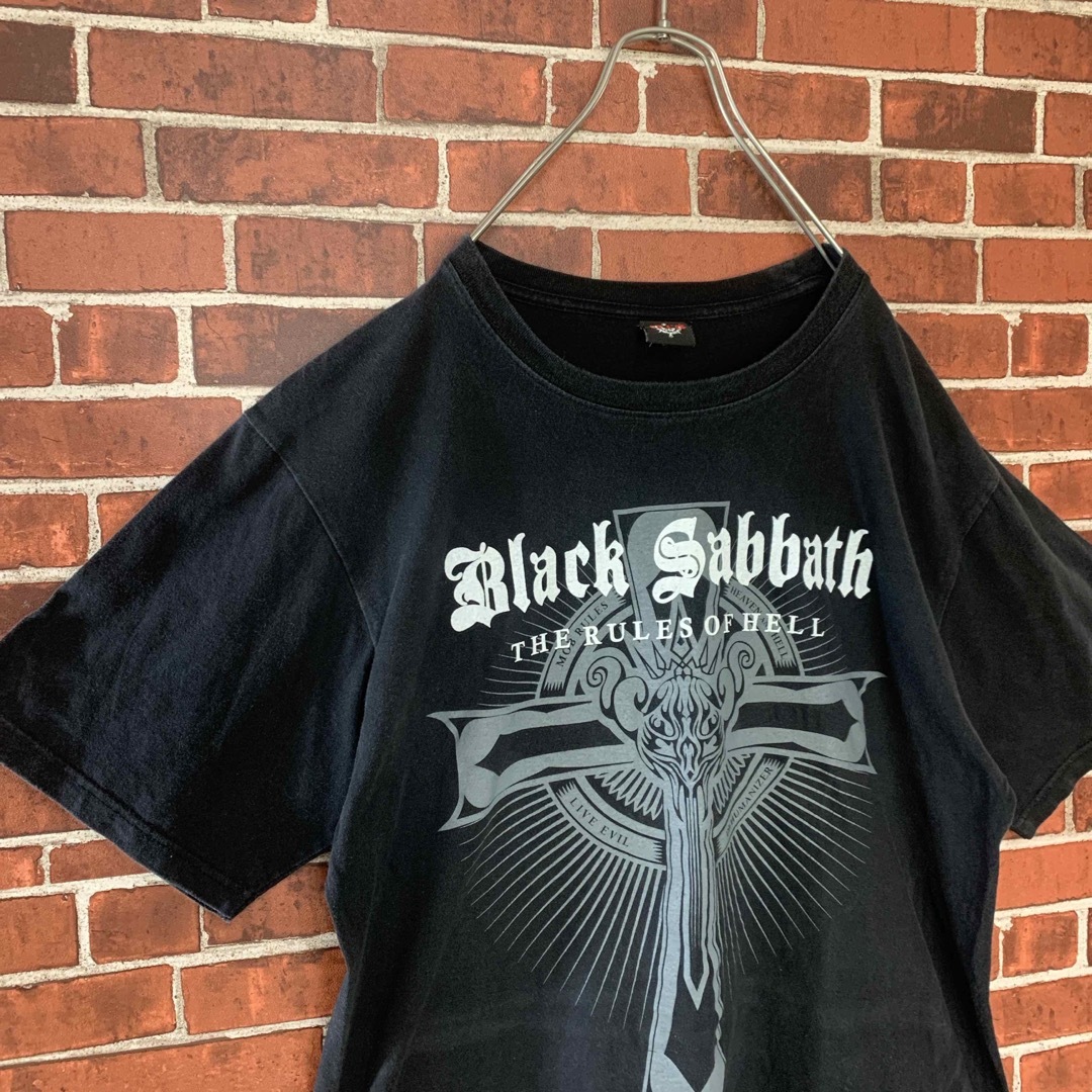 MUSIC TEE(ミュージックティー)の【激レア】GTS  BLACK SABBATH ブラックサバス　バンドTシャツ メンズのトップス(Tシャツ/カットソー(半袖/袖なし))の商品写真