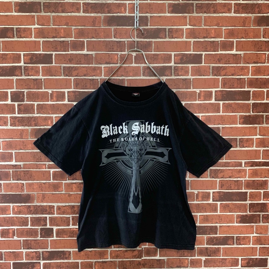 MUSIC TEE(ミュージックティー)の【激レア】GTS  BLACK SABBATH ブラックサバス　バンドTシャツ メンズのトップス(Tシャツ/カットソー(半袖/袖なし))の商品写真