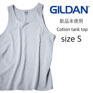 ギルタン(GILDAN)の【ギルダン】新品未使用 ウルトラコットン 6oz 無地 タンクトップ グレー S(タンクトップ)