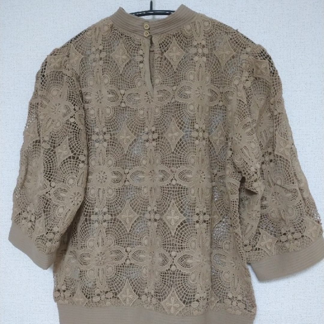 CLANE - CLANE レーストップスの通販 by どんどん's shop|クラネなら ... クラネ clane レーストップス ベージュ