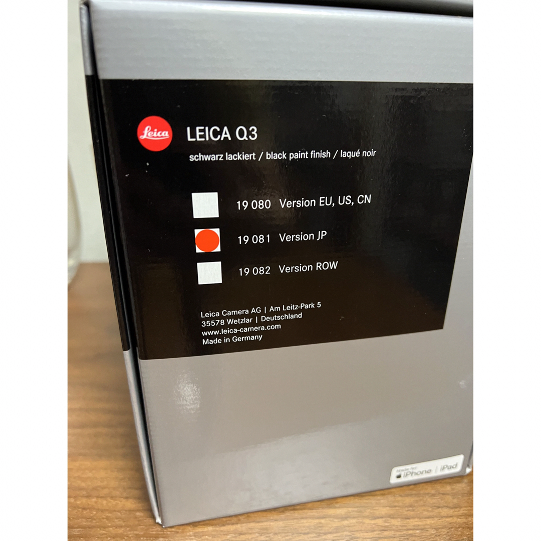 LEICA(ライカ)のライカQ3 ほぼ未使用 スマホ/家電/カメラのカメラ(コンパクトデジタルカメラ)の商品写真