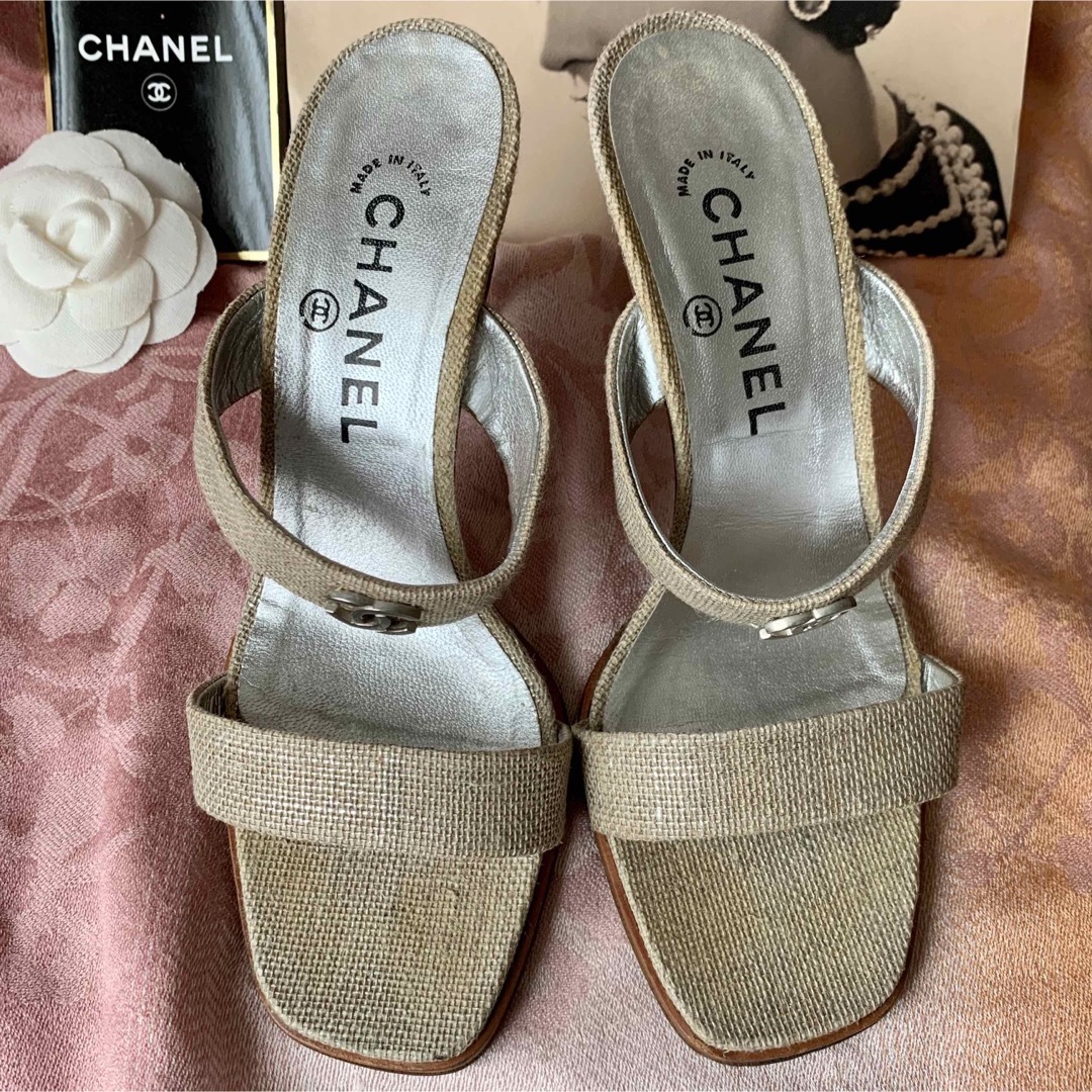 シャネル CHANEL ココマークサンダル　36