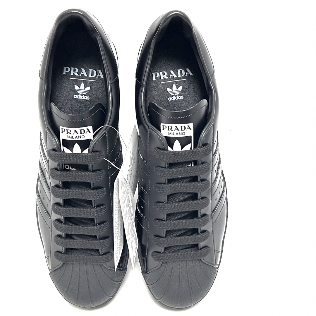 27.5cm 新品 adidas プラダ PRADA スーパースター スニーカー