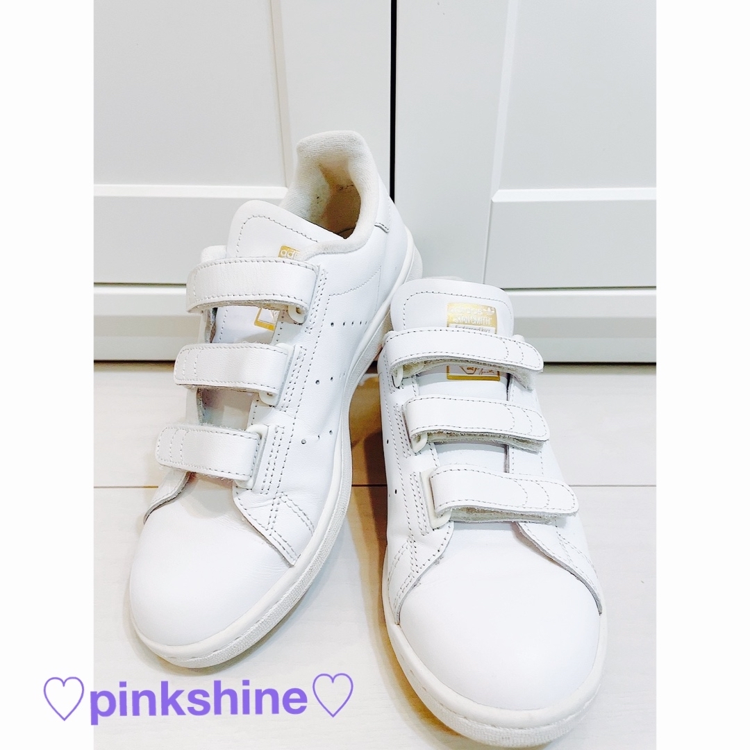 アディダス希少adidas スタンスミス／リアルレザー/ベルクロ/美品♡