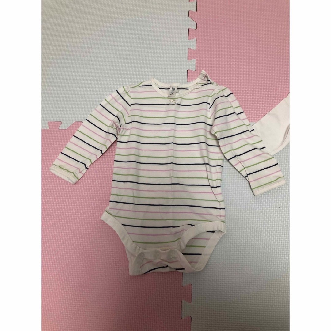 babyGAP(ベビーギャップ)のロンパース　3枚セット　 キッズ/ベビー/マタニティのベビー服(~85cm)(ロンパース)の商品写真