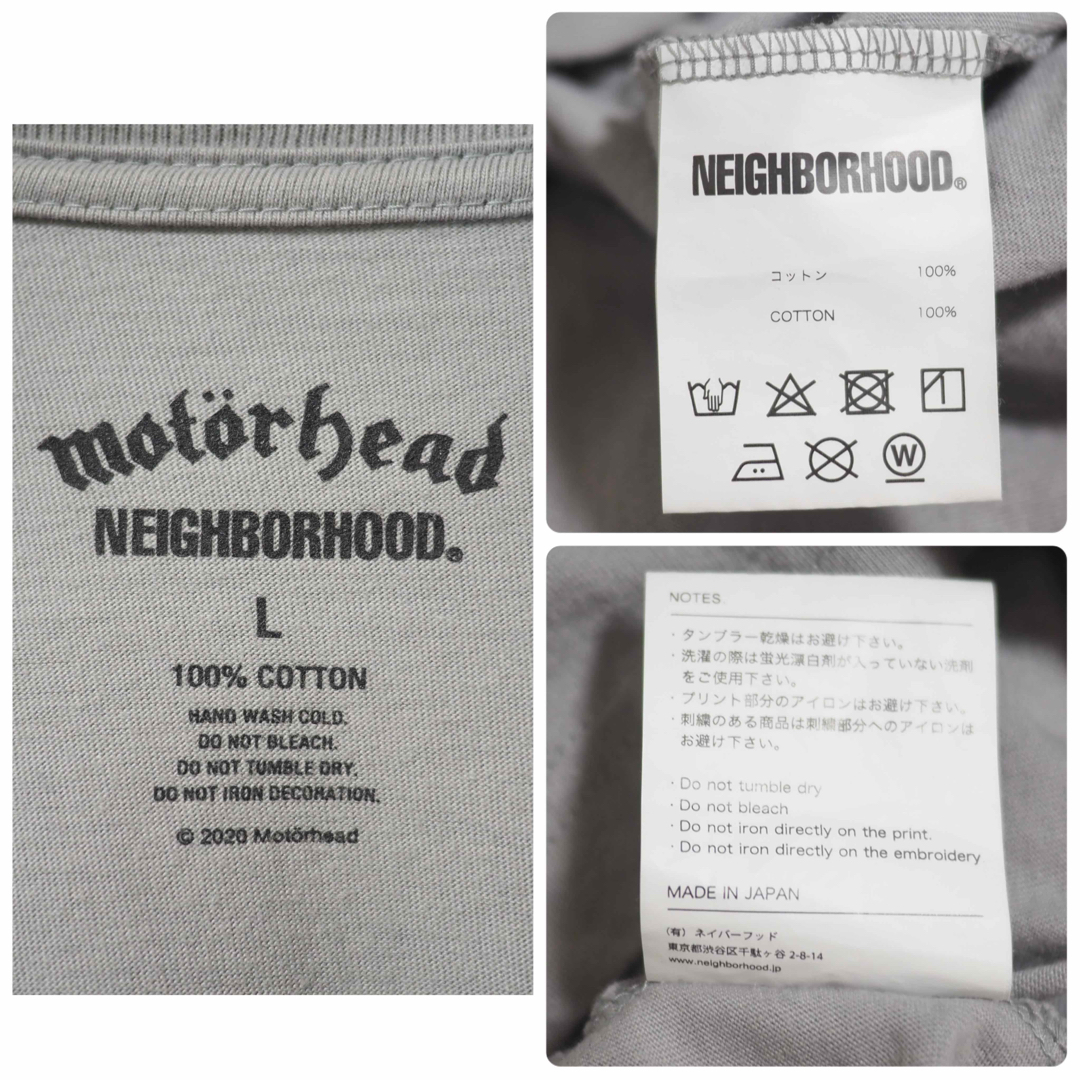NEIGHBORHOOD×MOTÖRHEAD NHMH-1 /C-Tee. SS