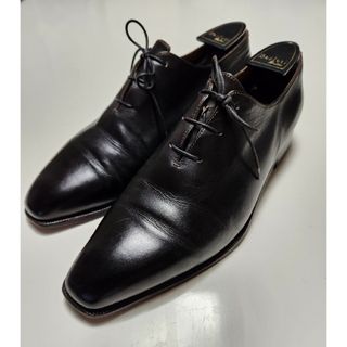 ベルルッティ(Berluti)のベルルッティ　Berluti　アレッサンドロ　紫×黒　パティーヌ　UK9 1/2(ドレス/ビジネス)