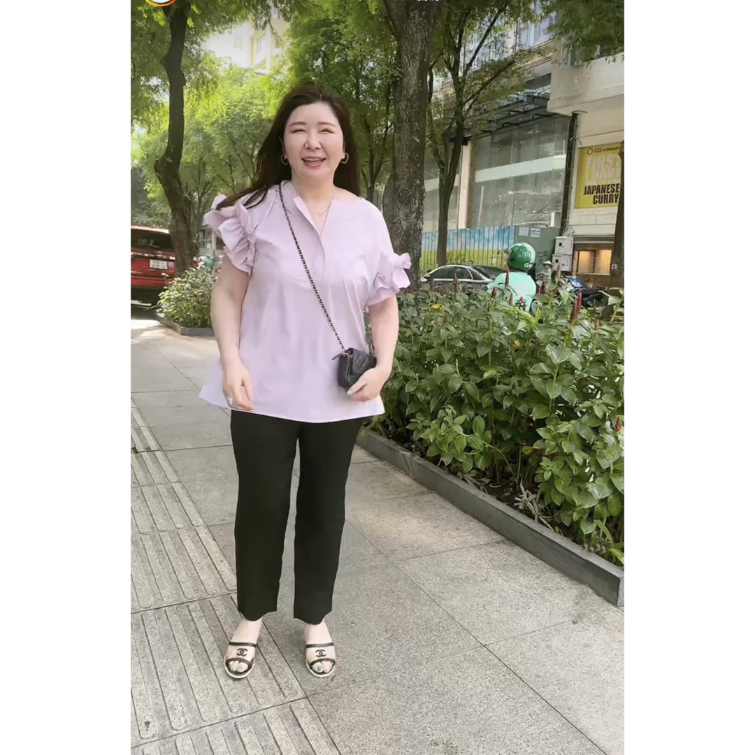 CADUNE カデュネ 川上桃子コラボ 袖フリルオール インワン - パンツ CADUNE カデュネ 川上桃子コラボ 袖フリルオール インワン - パンツ