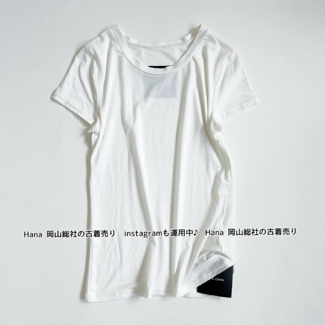 23102R 半袖tシャツ　フレンチスリーブ　白　半袖　Tシャツ　カットソー