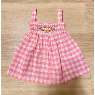 Bonpoint - BONTON ギンガムチェックワンピース 新品未使用 6Mの通販
