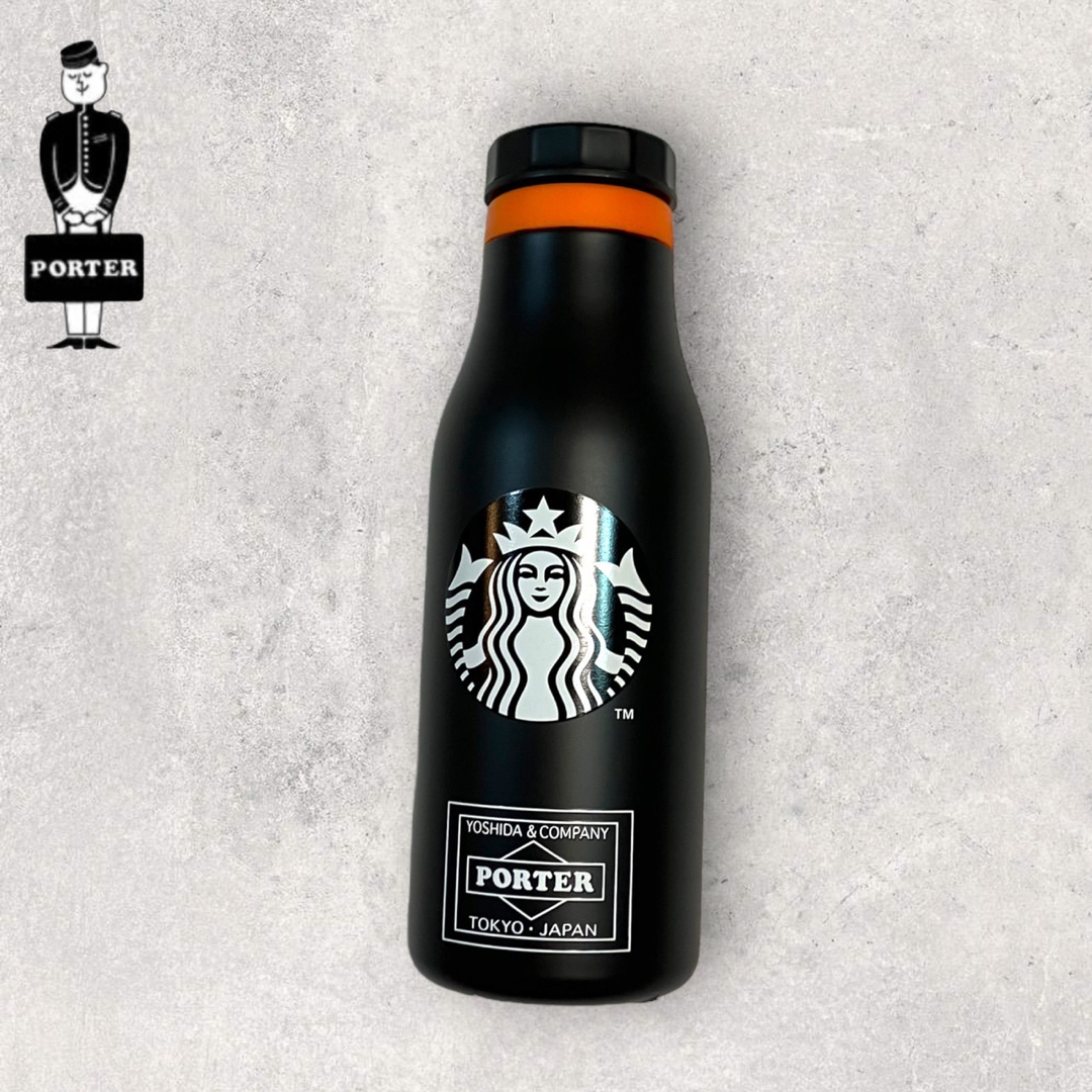 PORTER(ポーター)のSTARBUCKS × PORTER STAINLESS LOGO BOTTLE インテリア/住まい/日用品のキッチン/食器(タンブラー)の商品写真