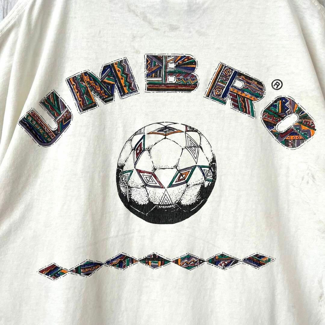 UMBRO - 90sヴィンテージUSA製古着UMBROバックプリントTシャツ UMBRO - 90sヴィンテージUSA製古着UMBROバックプリントTシャツ