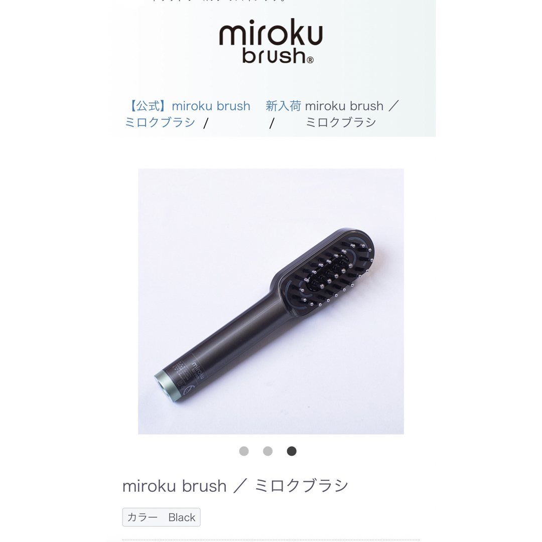 オンラインショップ miroku brush グリーン 216×42×37 mm