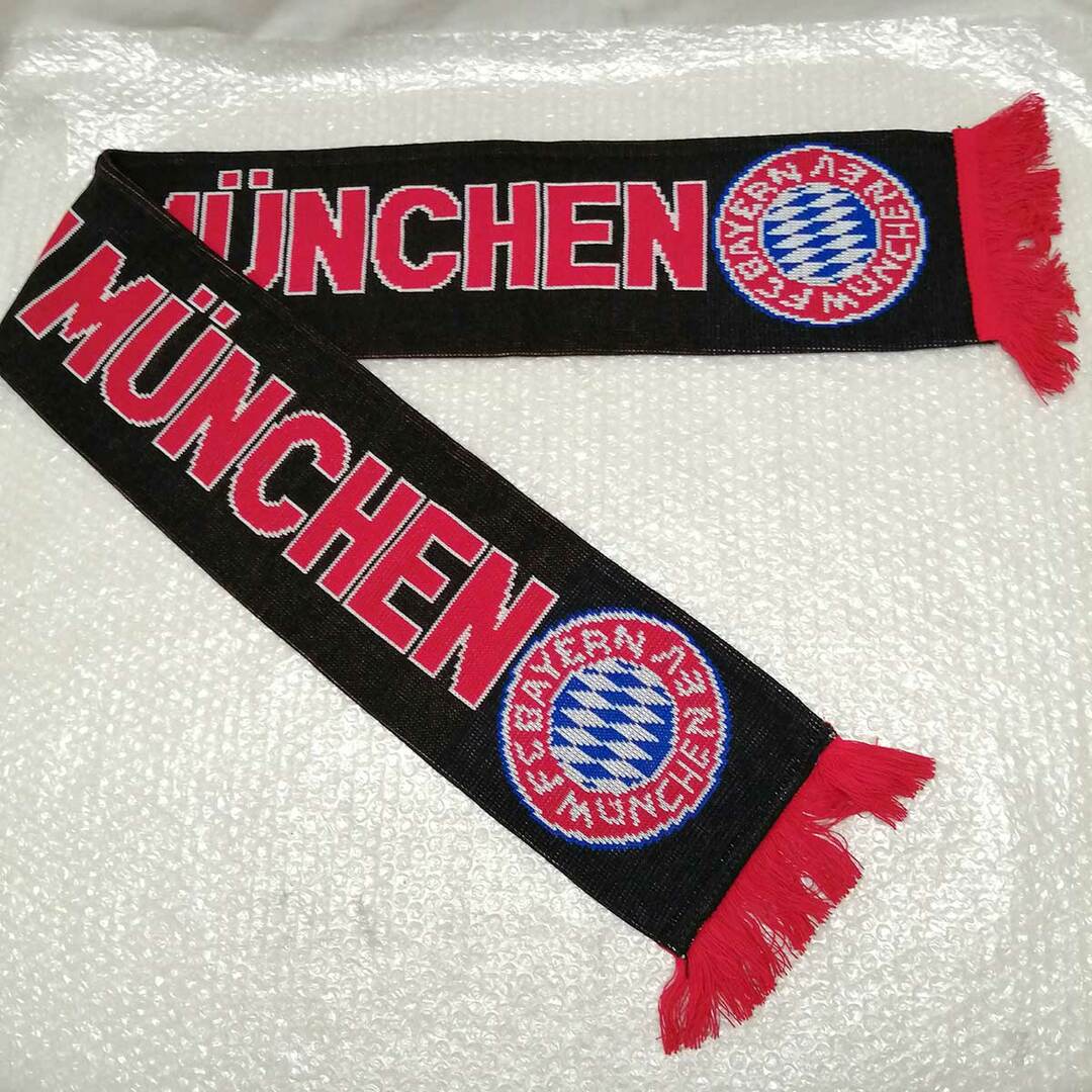 【未使用】現地購入物 FCバイエルン・ミュンヘン タオルマフラー Bayern Munchen e.V. ブンデスリーガ