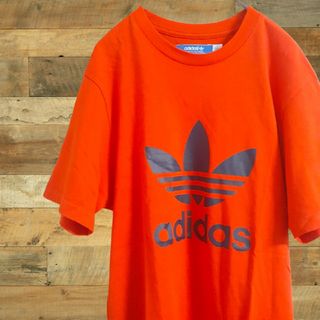 オリジナルス(Originals（adidas）)の【即日発送】アディダスオリジナルス　オレンジTシャツ　デカロゴ　トレフォイル(Tシャツ/カットソー(半袖/袖なし))