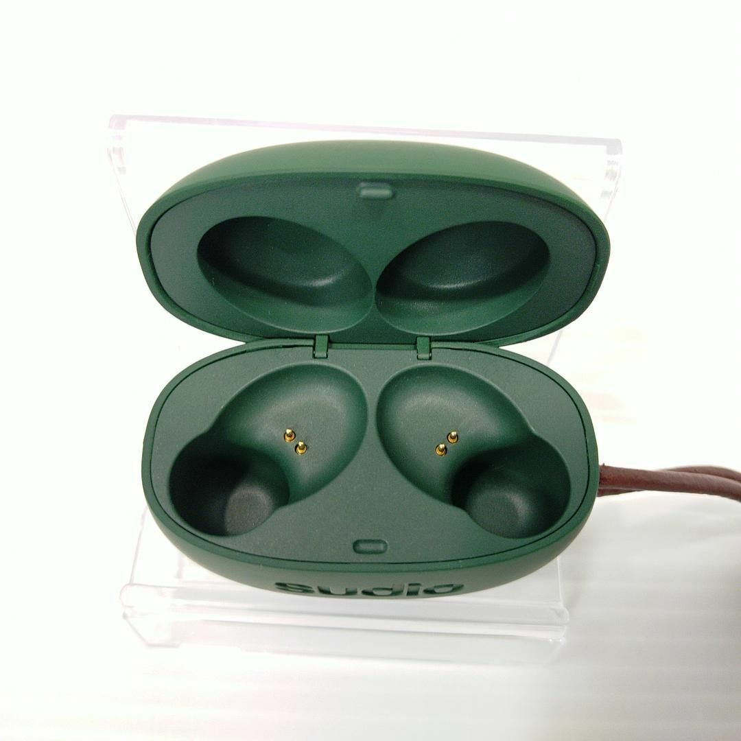 美品 Sudio 完全ワイヤレスイヤフォン TOLV Green SD-0045