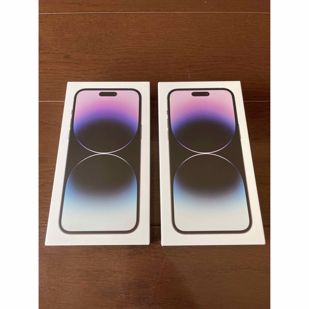 iphone14 pro max 128gb 紫 2台 ディープパープル 未開封