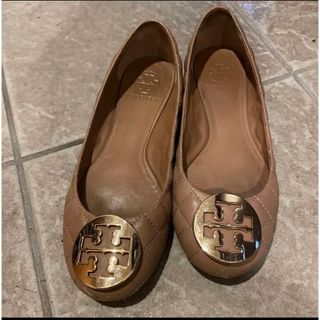 トリーバーチ(Tory Burch)のトリーバーチキルティングパンプス(バレエシューズ)