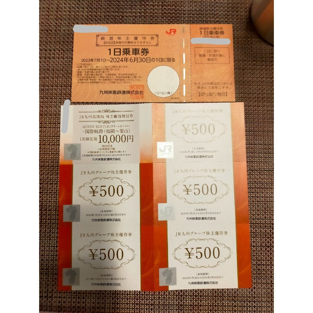 ＪＲ九州株主優待 チケットの優待券/割引券(その他)の商品写真