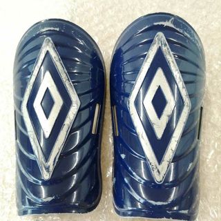 アンブロ UMBRO シンガード レガース すね当て サッカー/フットサル ネイビー(その他)