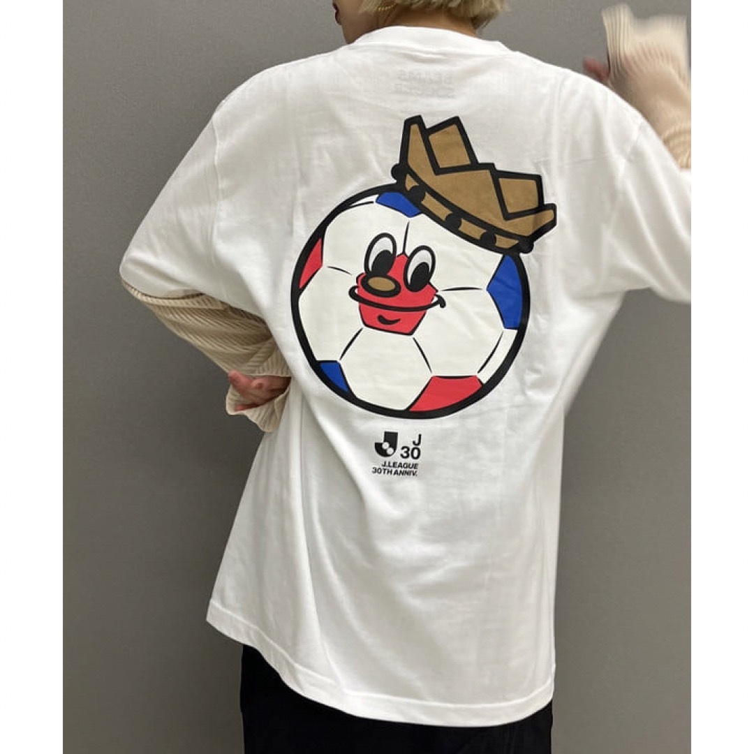 BEAMS(ビームス)のBEAMS JAPAN 横浜Ｆ・マリノス Ｊリーグ ３０th Tシャツ L スポーツ/アウトドアのサッカー/フットサル(応援グッズ)の商品写真