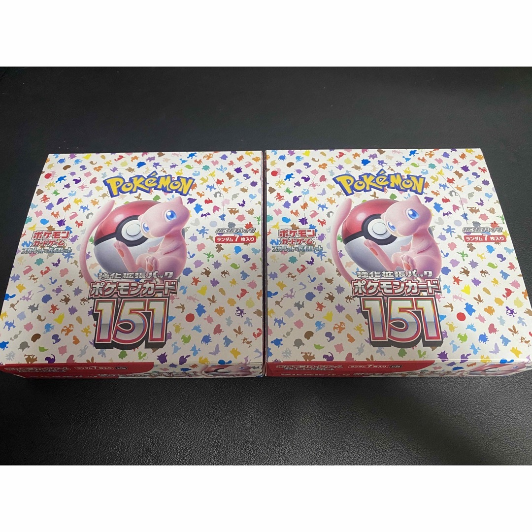 に初値下げ! ポケモンカード 強化拡張パック 151 シュリンクなし 2BOX