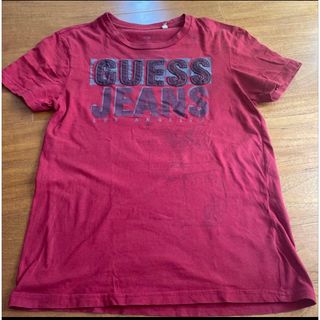 ゲス(GUESS)のGUESSレッドTシャツ(Tシャツ/カットソー(半袖/袖なし))