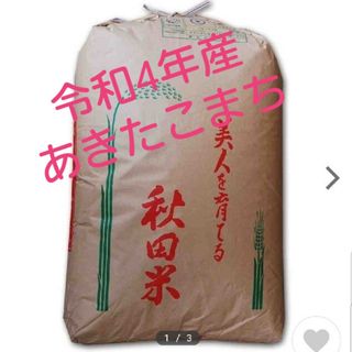 ハリボー様専用　令和4年産　あきたこまち(玄米)　30キロ(米/穀物)