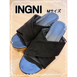 イング(INGNI)のINGNI 黒 サンダル(サンダル)