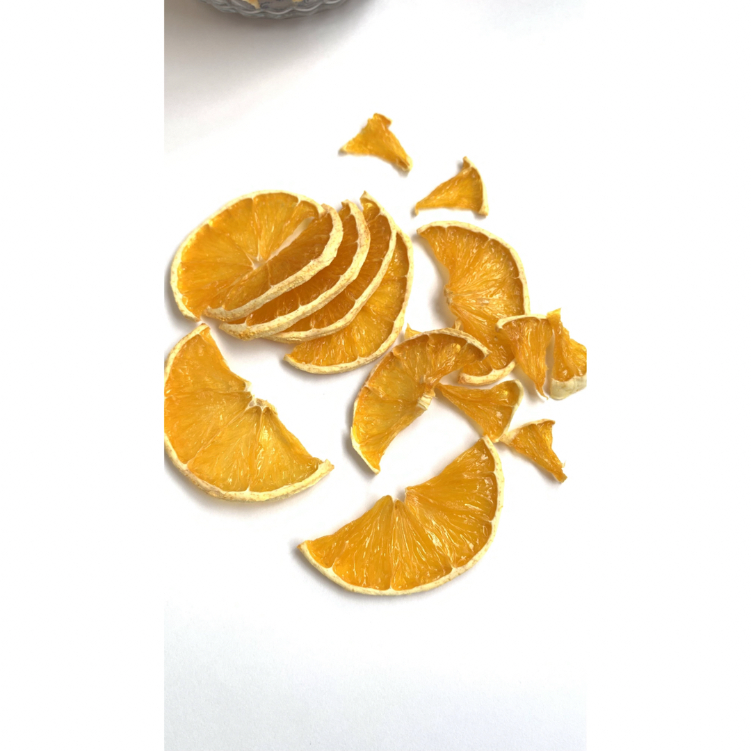 ドライフルーツオレンジ　乾燥オレンジ「美味しい」無添加><無着色><砂糖不使用！ 食品/飲料/酒の食品(フルーツ)の商品写真