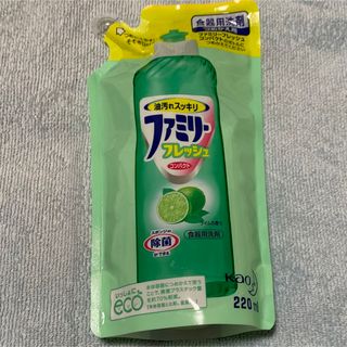 カオウ(花王)の食器用洗剤ファミリーフレッシュ詰替用220ml(食器/哺乳ビン用洗剤)