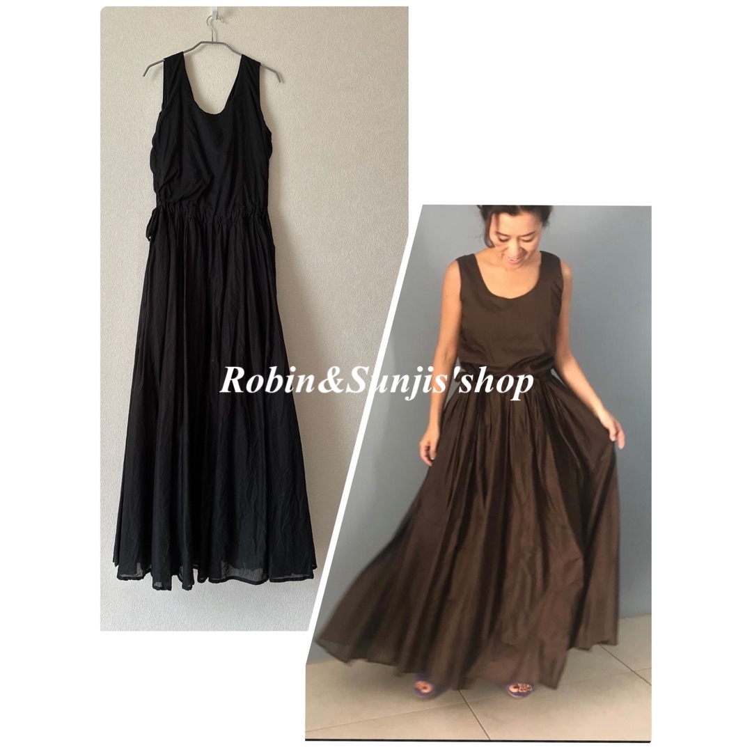 UPPER HIGHTS 「DAY」black ノースリーブ dress-