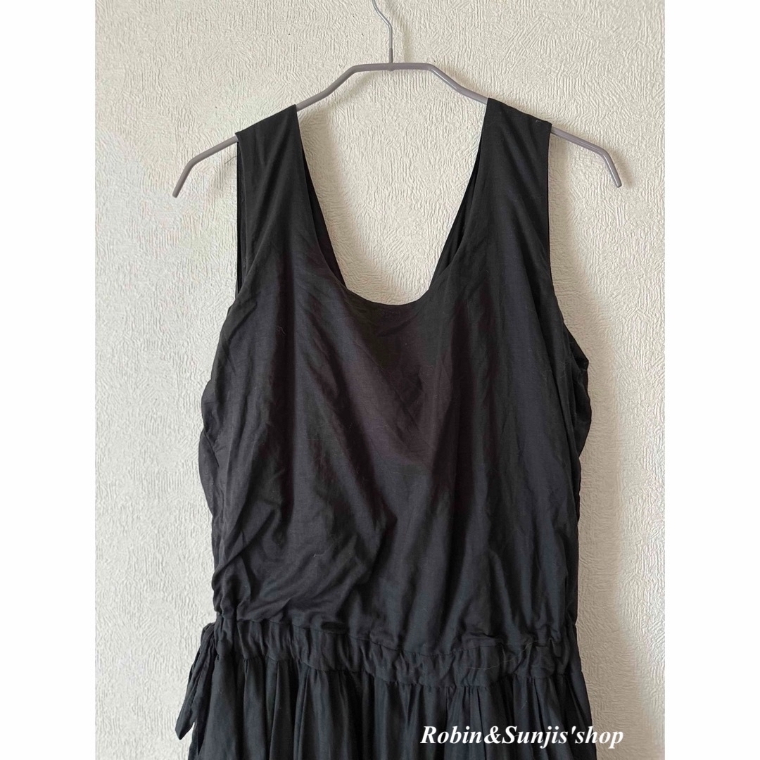 UPPER HIGHTS 「DAY」black ノースリーブ dress-